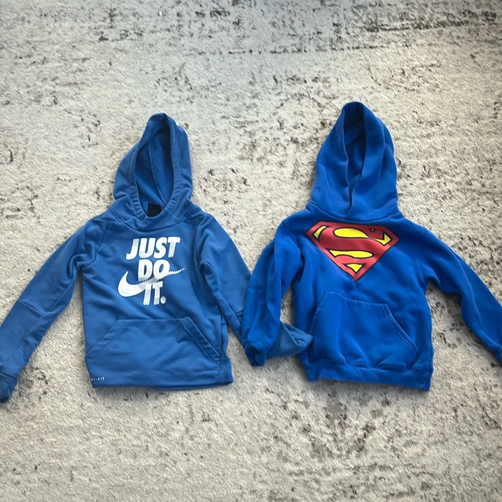 Sweatshirts boys Mike and Superman 5/6